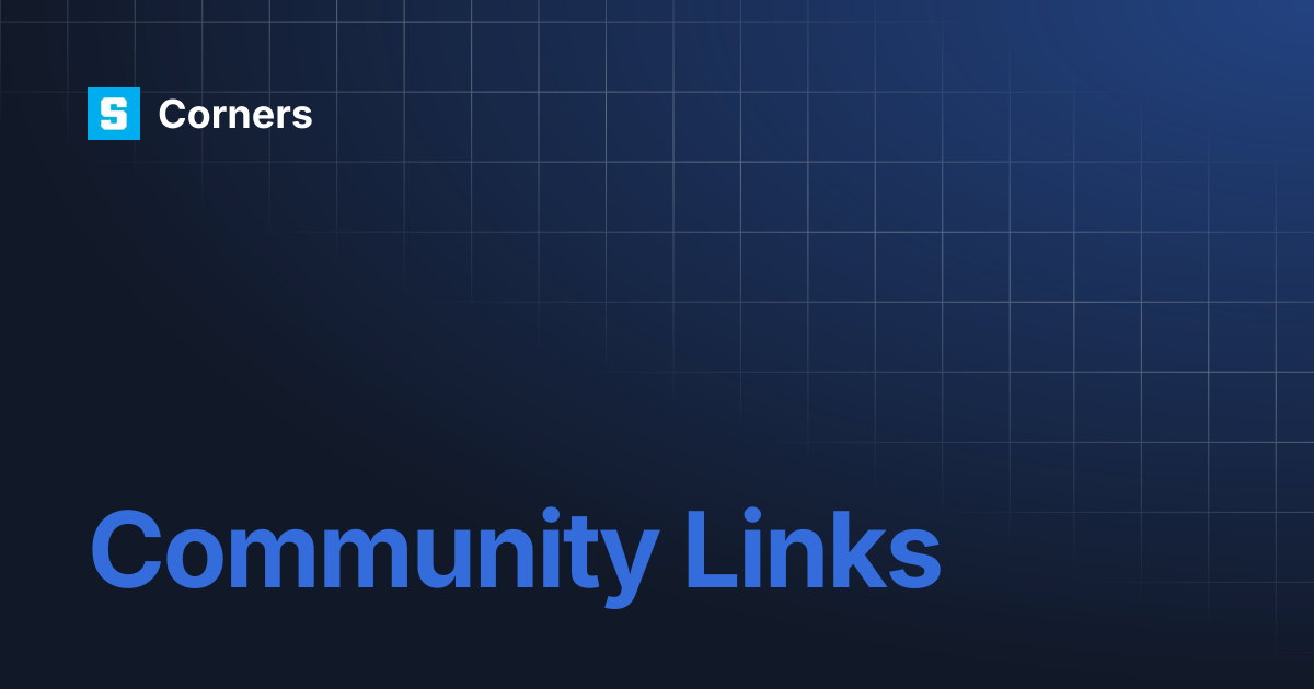 Community Links | Corners